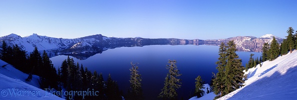Crater Lake panoramic view