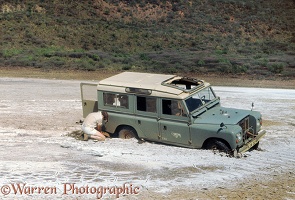 Uncle Robert and stuck Landrover