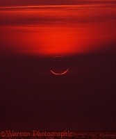Annular solar eclipse. Scotland, 31 May 2003