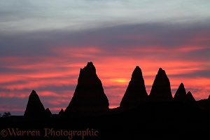 Fairy chimneys at sunrise