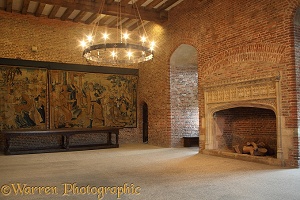Tattershall castle interior