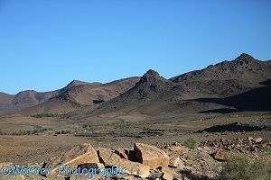 Desert landscape, southern Atlas Mountains