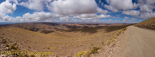 Rugged Bolivia landscape